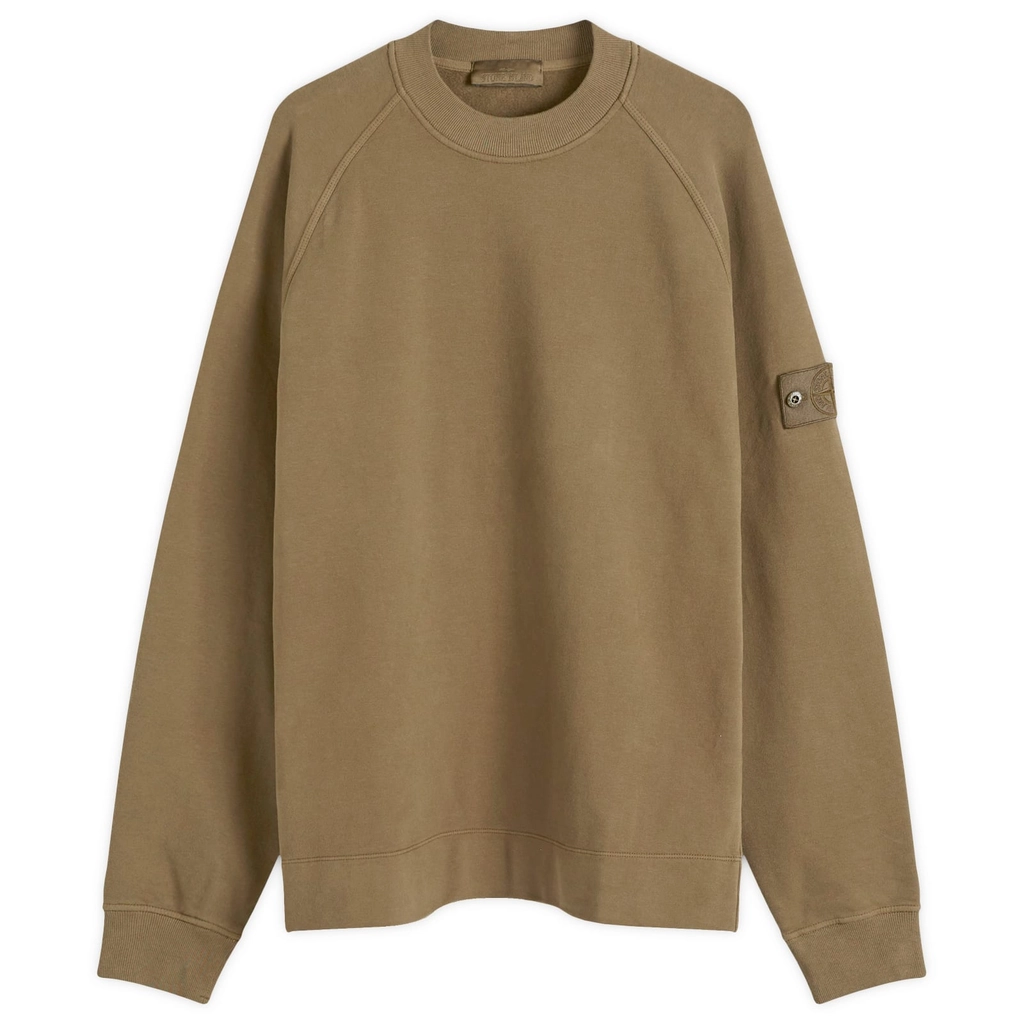 Stone Island Ghost Men's Ghost Crew Neck Sweatshirt Military Green